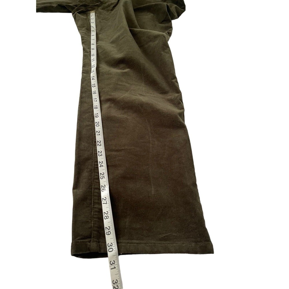 Talbots Simply Flattering 5 Pocket‎ Corduroy Pants 24W Plus Olive Straight NWT - Picture 10 of 11
